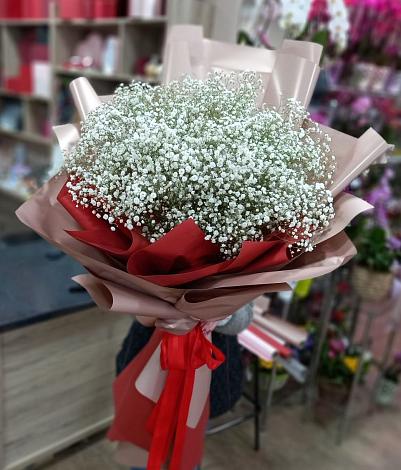 Букет цветов из: Гипсофила в Ольгинка
