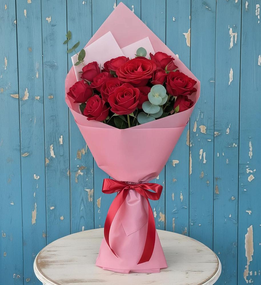 Букет цветов из: Розы в Ольгинка