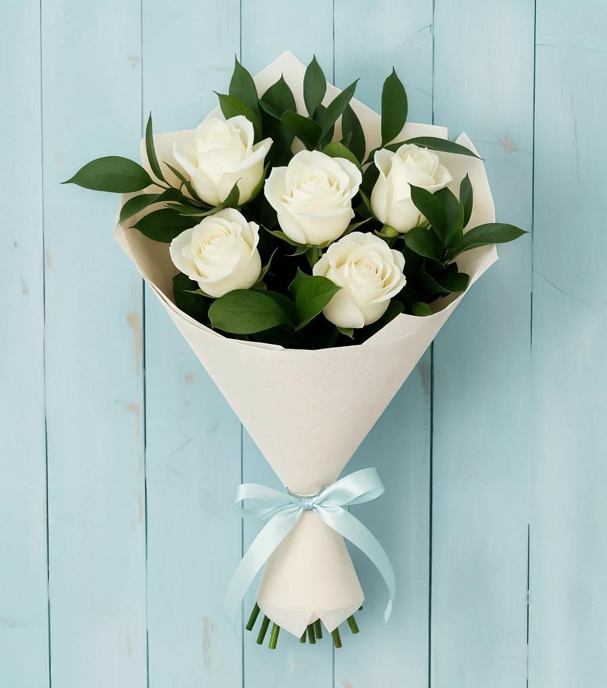 Букет цветов из: Розы в Ольгинка