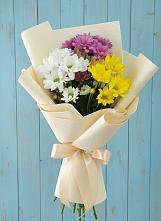Букет цветов из:  Хризантемы в Ольгинка
