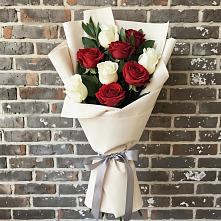 Букет цветов из:  Розы #REPLACE_PRED# Ольгинка