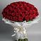 Букет 101 Красная роза Блэк Мэджик в Ольгинка