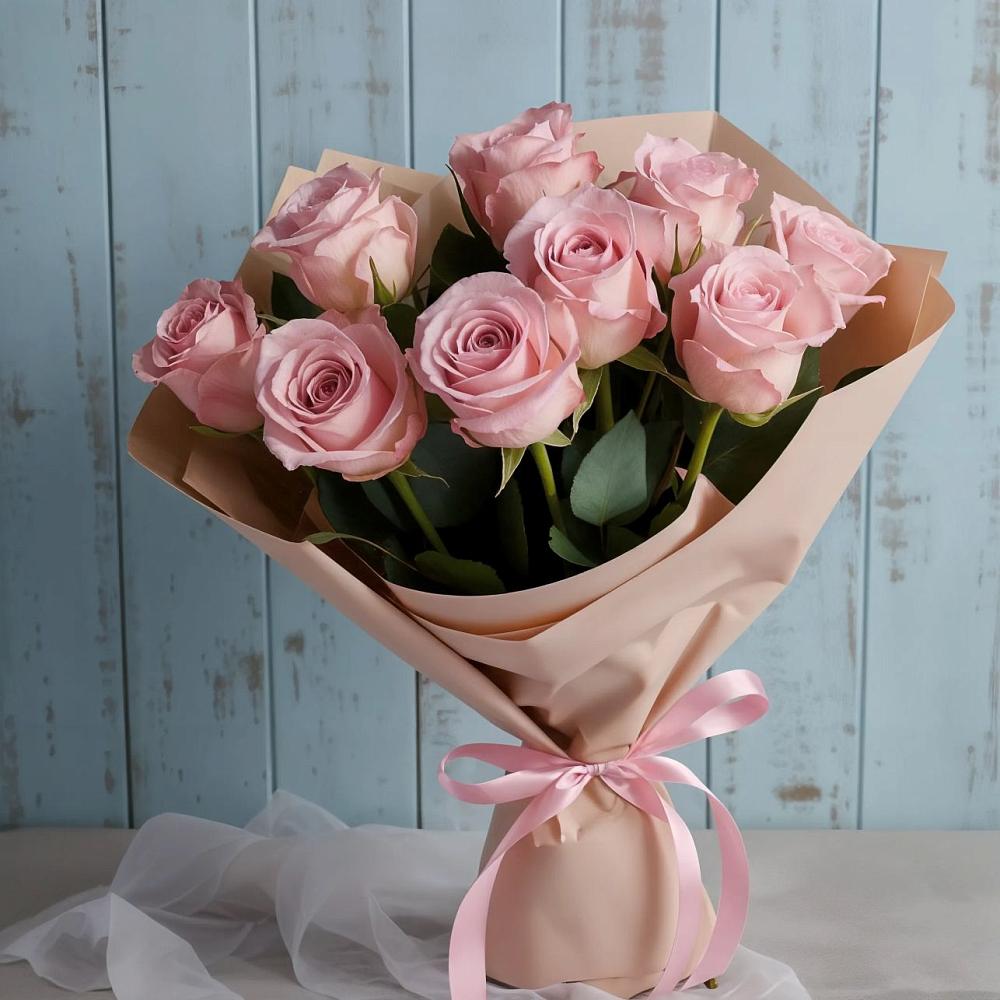 Букет цветов из: Розы в Ольгинка