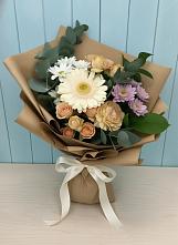 Букет цветов из:  Герберы и Хризантемы в Ольгинка
