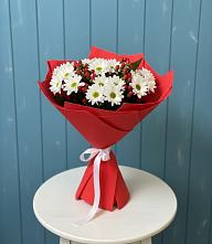 Букет цветов из:  Хризантемы #REPLACE_PRED# Ольгинка