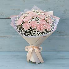 Букет цветов из:  Гвоздики в Ольгинка