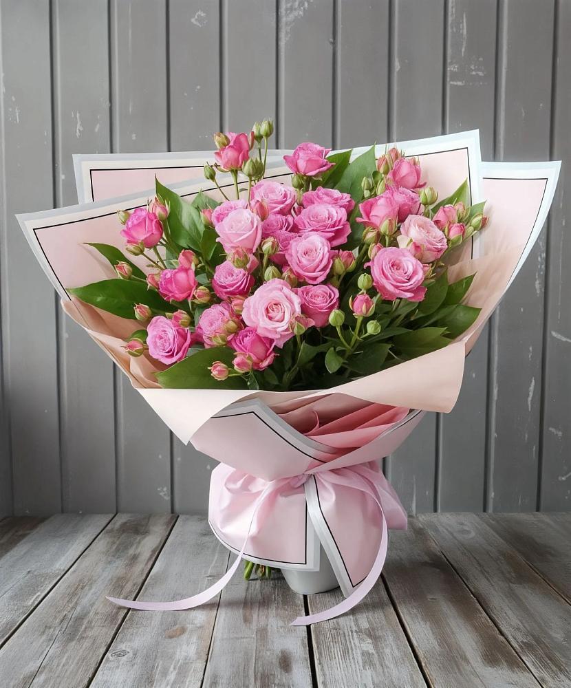 Букет Розовый кустик в Ольгинка