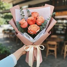 Букет цветов из:  Розы в Ольгинка