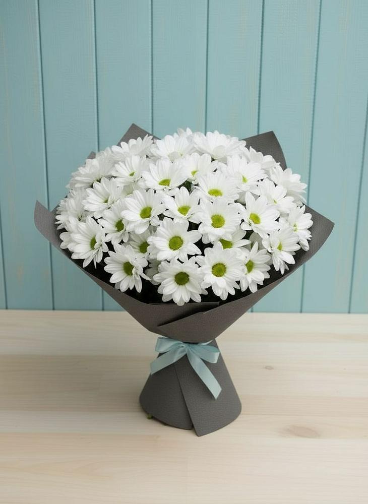 Букет цветов из: Хризантемы в Ольгинка