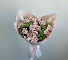Букет цветов из:  Розы и Хризантемы в Ольгинка
