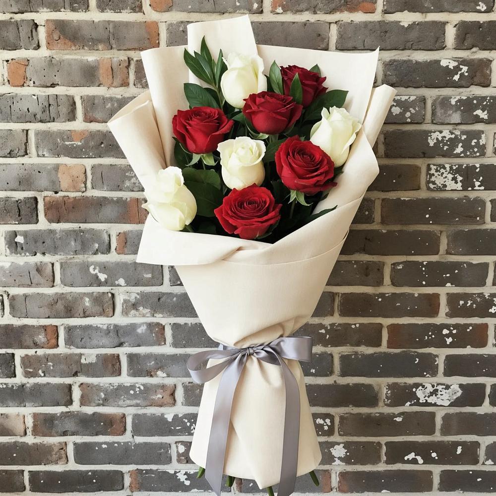 Букет цветов из: Розы в Ольгинка