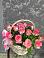 Цветочная композиция из Розы в корзине в Ольгинка