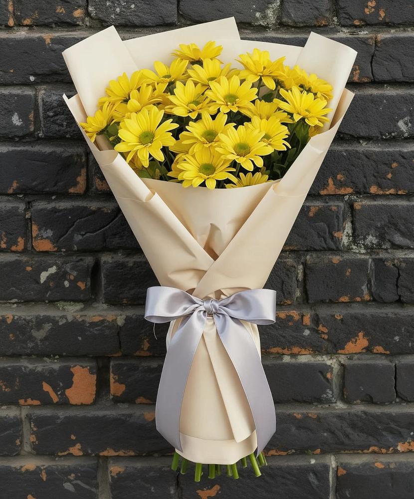 Букет цветов из: Хризантемы в Ольгинка