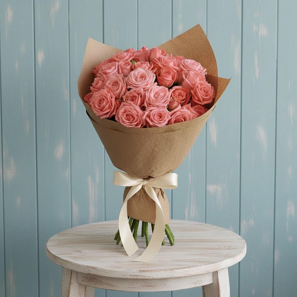 Букет цветов из: Розы в Ольгинка