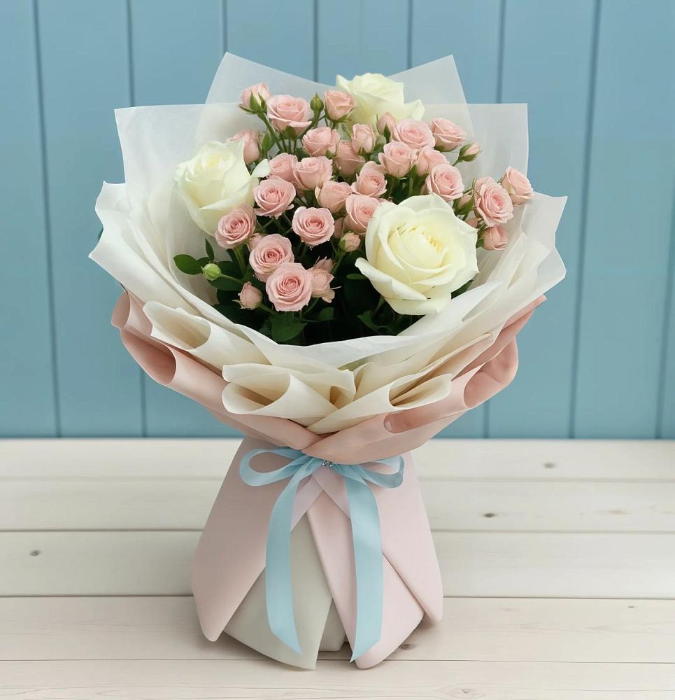 Букет цветов из: Розы в Ольгинка