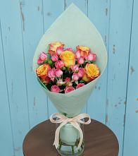 Букет цветов из:  Розы #REPLACE_PRED# Ольгинка