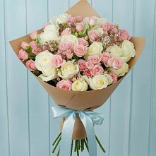 Букет цветов из:  Розы в Ольгинка